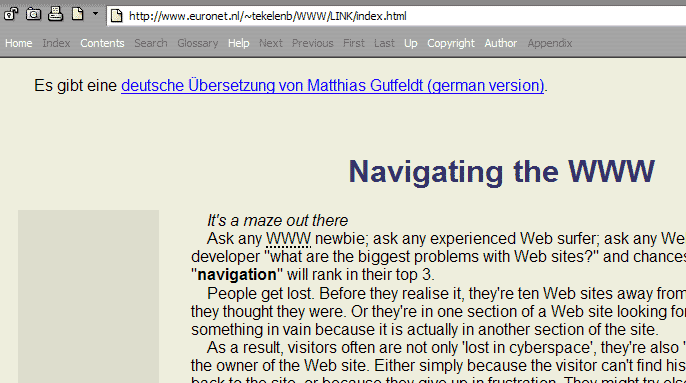 LINK toolbar in Opera 7