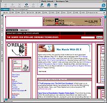 Figure 1. You can view the table structure without having edit access to the HTML file.